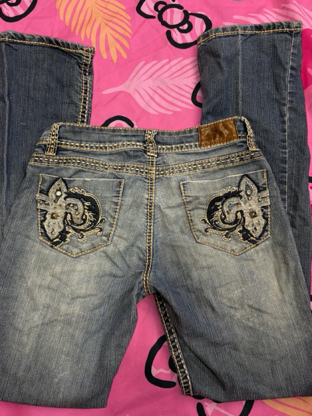 Vintage YMI Embroidered Jeans
